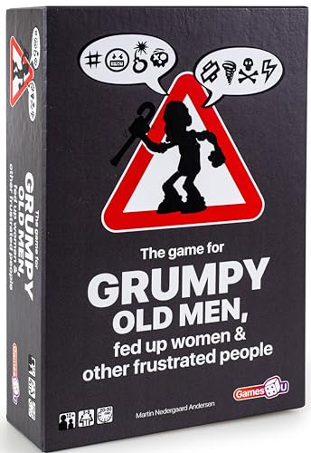 Grumpy Old Men, Jeu de fête familiale, pariez sur ce Qui Rend Vos Amis Les Plus en colère, pour Les Enfants de 8 Ans et Plus, 3 à 8 Joueurs