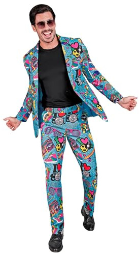 Kostüm Mr. Sparkling, schwarzer glitzernder Anzug, Jackett und Hose, Showman, Disco Fever, Casino Mottoparty, Silvester | Mit Jackett & Hose, auffälliger Retro-Look, Kostüm für Karneval, Festival & Mottoparty