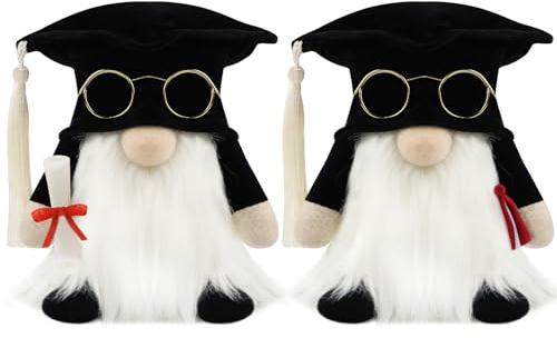 Gehydy Abschluss Wichtel Figuren Dekoration Bauernhaus Decorations Zubehör für Abschlussfeier Geschenke für Lehrer, Studenten