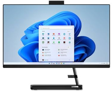 Lenovo Idea Centre AIO 3 23.8 All-In-One Desktop | Intel Pentium Gold 8505 | 4GB RAM | 256GB SSD | Windows 11 Home | Black