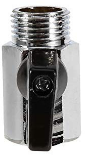 Mini Valve 1/2inch Brass Ball Valve, Thread Ball Valve BSP Male × BSP Female Thread Valve with Lever Handle for Water, Air and Oil Control