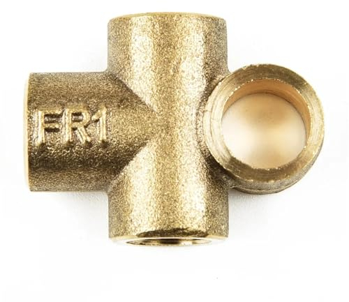 WANZHI [Replacement] 1 Stück 3-Wege-10 x 1 mm T-Stück Bremskupplung T 3/16 Zoll Rohr METRISCH M10 Rohrverbinder WEIBLICH for 3/16 Zoll Bremsleitungs-Verschleißteile