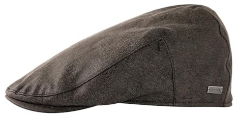 TOP-EX wasserdichte Herren Schiebermütze für Regenwetter - Stilvolle Schirmmütze im Peaky Blinders Stil, ideal für Golf, Angeln, Schießen, Wandern, Jagd und als Schlägermütze M-3XL | Wasserabweisendes Außenmaterial, wasserdichte Membran, Baumwollfutter, fester Schirm, Passform, Golf, Angeln, Wandern, Jagd