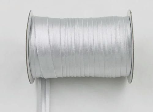 GUOZIF Polyester 5/8(15mm) Satin Schrägband Schrägband zum Nähen und Beschneiden von DIY-Kleidungsstücken, 25 Yards/Rolle