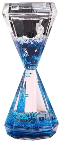 Sablier Minuterie Liquide avec Astronaute, Minuteur de Mouvement Jouets Sensoriels, Décorer de Bureau, Sensory Fidget Toy pour Enfants, Adulte, Relaxation, Soulager Stress
