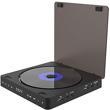 Lettore DVD Mini lettore CD Home DVD/VCD Hd Video Dvd Player Altoparlanti stereo Hifi 1080P Lettore Dvd portatile multifunzionale for proiettore TV Visualizzazione perfetta ogni volta