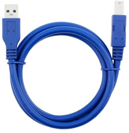 Gissroys Cable de impresora USB 3.0 de velocidad rápida con conectores resistentes largo para impresoras de computadora, cable de conexión de disco duro
