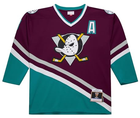 Mitchell & Ness NHL Dark Jersey Anaheim Ducks Teemu Selanne 1996 Maillot de joueur, rouge, XXL