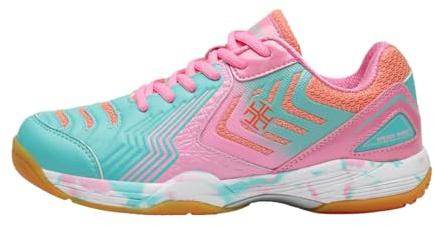 Fooceoute Zapatos De BáDminton para Hombre Y Mujer,Zapatos De Voleibol Fitness,Zapatos De Tenis De Mesa,Agarre Fuerte,Antideslizante,Respirable,Adecuado para Hombres,Mujeres Y Adolescentes