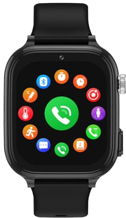 Puhiuyoi Montre Connectée Enfant GPS Appels Vidéo, WiFi, SOS, Mode Classe