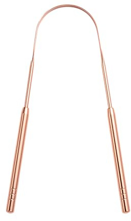 Opdestn Puliscilingua Per Adulti - Attrezzo Ergonomico A Forma U - Attrezzo per la Pulizia della Lingua,Per Alito Cattivo Salute Igiene Viaggio Casa Bagno Quotidiano Mattina Sera