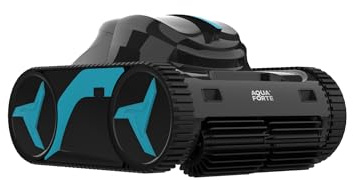 AquaForte M30 Wireless Pool Cleaner, automatische Reinigung mit 3 Stunden Akkulaufzeit, Poolreinigung, kabelloser Poolroboter, über App steuerbar/programmierbar, geeignet für Pools bis zu 6 x 20 Meter