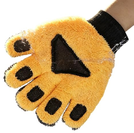 Mitón de Lavado de Coches Herramienta De Limpieza De Felpa Coral En Forma | Guantes De Lavado Para Mujeres Y Limpieza De Coches Camiones SUV Exteriores Y En Hogar Cocina Y