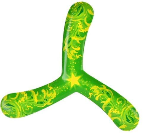 Cabilock Giocattolo Boomerang in Poliuretano Leggero e Resistente, Giocattolo Sportivo da Esterno Colorato, per attività All'aperto e Festival per Ragazzi e Ragazze Colore Colore Casuale