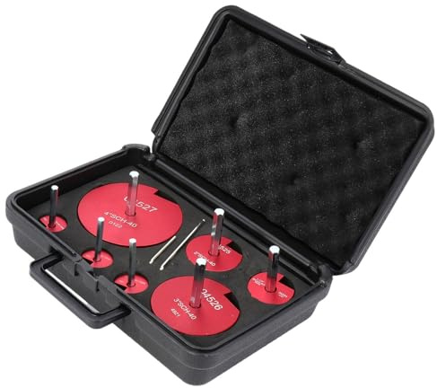 Zambuph Pipe Fitting Reamer PVC Pipe Reamer Kit Includes 7 Sizes Premium Tools For Efficient Plumbing Applications And Usage Professional High Performance Plumbing Tools Kit