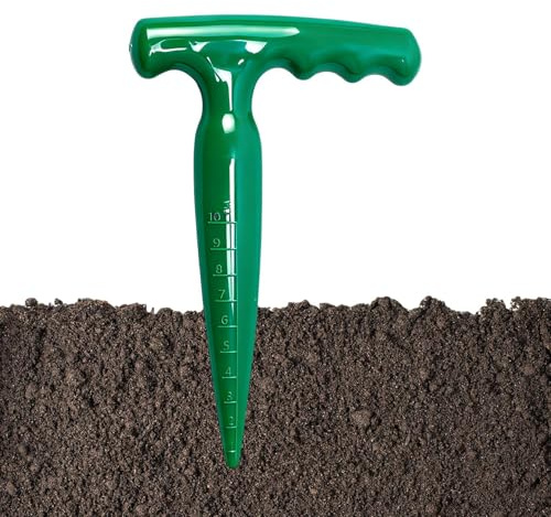 Dibber Strumento da giardino, strumento manuale ergonomico per semina, perforatrice per fori per piante, accessorio da giardinaggio durevole, per trapiantare cetrioli, pomodori, fiori, aiuole