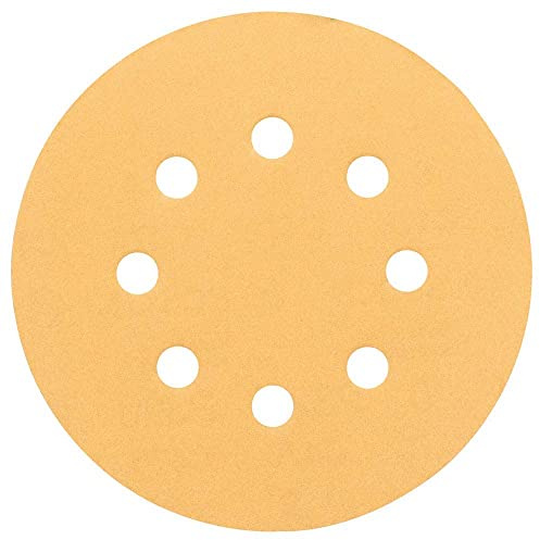 Bosch Professional Schleifblatt für Exzenterschleifer Holz und Farbe (50 Stück, Ø 125 mm, Körnung 120, C470), 2608607828