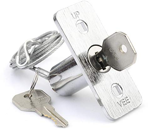 Genie GEN37374R Kit de déverrouillage d'urgence universel pour porte de garage, taille unique, métallique