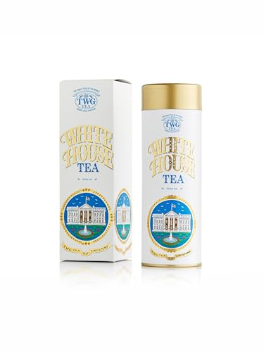 TWG Tea | White House Tea | Loose Leaf GreenTea | Rose Petals | Haute Couture Tin, 50g | Gift Set