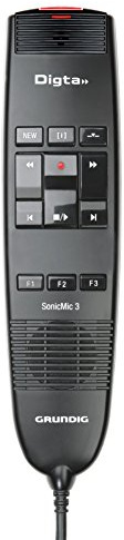 Grundig pdd8200 USB de dictado Micrófono Digta sonicmic 3 Classic