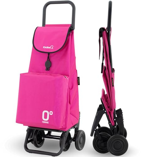 Garmol - Carrello per la Spesa 66L Fucsia