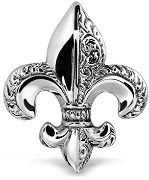 WithLoveSilver Broche en argent sterling 925 en forme de fleur de lys, Argent sterling, Vous ne savez pas