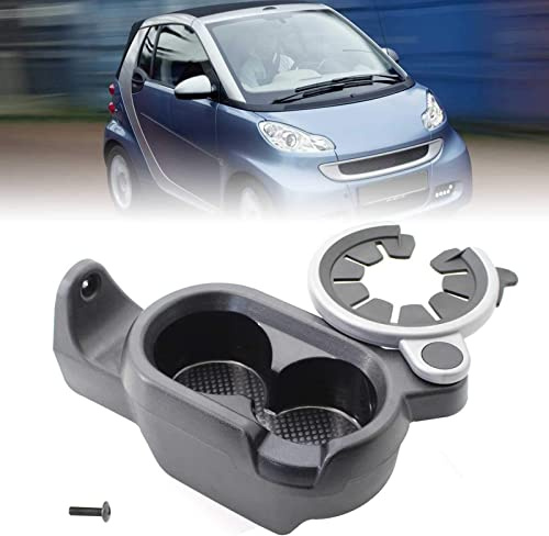 HEYCE Auto Getränkehalter für Smart Fortwo 451,Auto Mittelkonsole Becherhalter Kunststoff Becherhalter Ersatz für SMART A4518100370