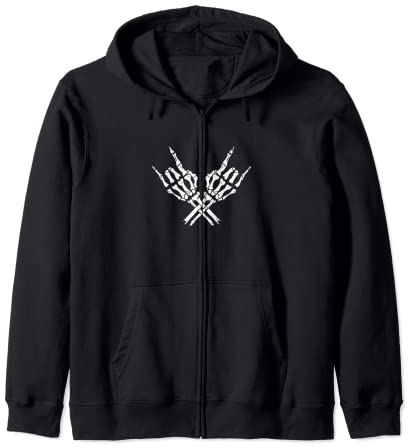 Pommesgabel Rock Festival Design - Party Partneroutfit Kapuzenjacke