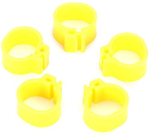 Tauben-Identifikationsringe – 200 Stück 10 Mm Geflügel-Fußring, Vogel-Beinring, Trainingsgerät, kein Wort-Beinring für Tauben, kein Vogelzubehör (YELLOW)