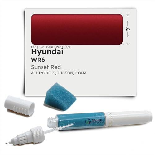 Genuine Colors Lackstift Sunset RED WR6 für Hyundai Rot Tucson KONA