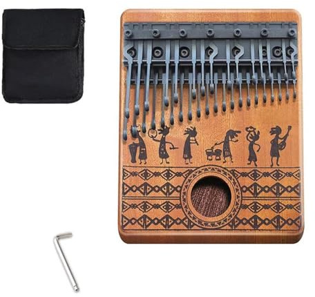 Kalimba Instrument Professionelles Kalimba-Musikinstrument Mit 36 ​​Tasten, Holz, Walnussholz, Fingerklavier, Halbton-Doppelschicht-Kalimba