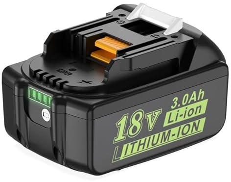 18V 3Ah Ersatzakku für Makita Akku BL1830B BL1850B BL1860B BL1815 BL1820 BL1830 BL1835 BL1840 BL1845 BL1850 BL1860 für Makita 18V Grasschere Winkelschleifer Bohrschrauber Exzenterschleifer Kompressor