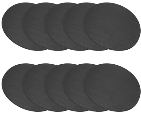 PATIKIL 10 Pz Dischi Di Gomma Piena 60mm Diam X 1.5mm Spessore Nero | Guarnizione Rotonda Di Gomma Distanziale, Fai Da Te Artigianato, Rondelle