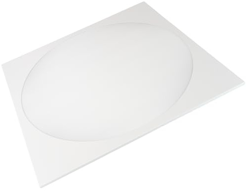 ENOVALITE LUNOS LED Panel 62x62 cm, 30W 3600lm, 4000K Neutralweiß | 120 lm/W, flimmerfrei, Deckenleuchte flach für Rasterdecke, Rasterleuchte, Deckenpanel, mit 230V Netzteil, 620x620x35mm