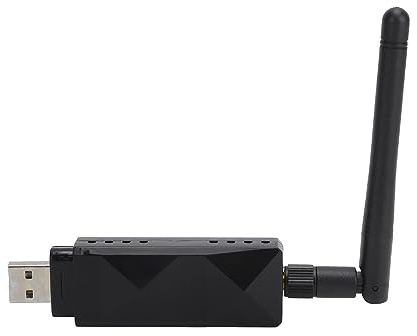 SIXRUN Dongle WiFi USB de Alta Ganancia con Antena 2DBI, Conjunto de Chips AR9271, Adaptador USB Inalámbrico para TV, Ordenador,