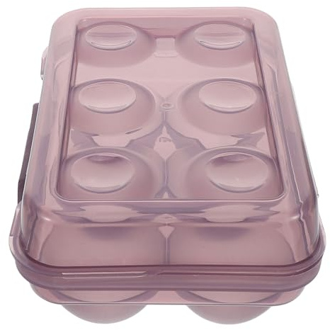 Gatuida Boîte à Œufs Portable Transparente Pour Réfrigérateur, 6 Compartiments, Résistant Aux Chocs, Conservation Des Œufs Pour Camping Et Pique-niques En Extérieur