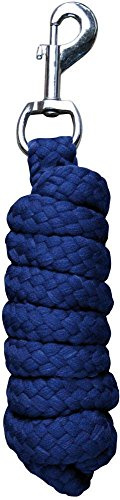 Harry's Horse Halsterlijn Soft standaard zilverkleur muskaton, Farbe:Navy
