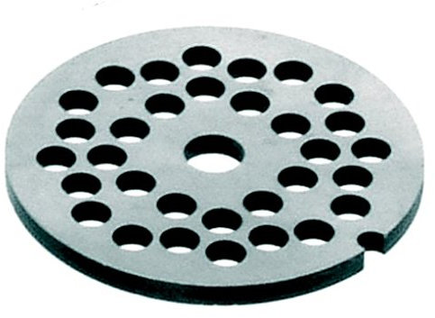 Porkert 32/8 Disque à Trous pour Hachoir à Viande numéro 32, Carbone, 8 mm