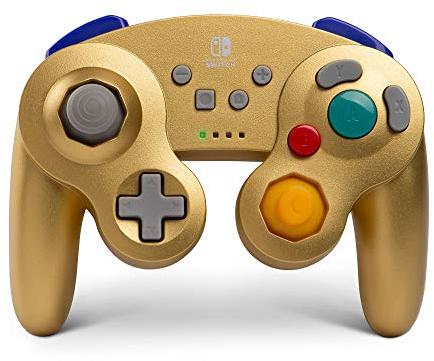 PowerA Manette sans Fil pour Nintendo Switch - style gamecube Or