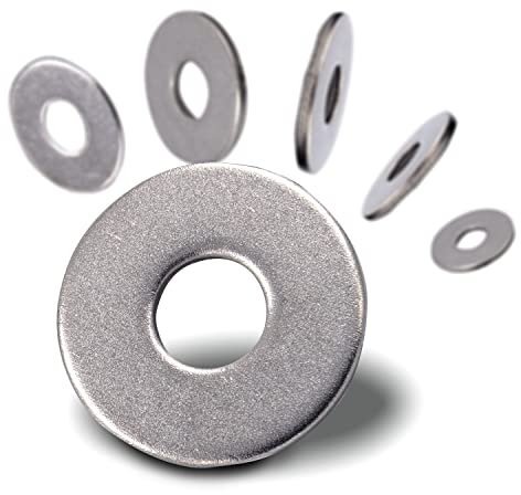 PROTECH Große Unterlegscheiben DIN 9021 M6 | 25 Stück Edelstahl A2 V2A Rostfrei Beilagscheiben Beilagen U-Scheiben