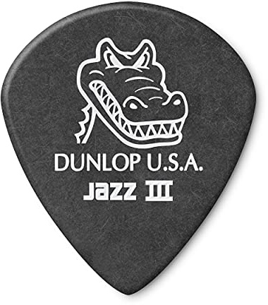 JIM DUNLOP Plektrum Gator Grip Jazz III XL, 36 Stück, 1,4mm