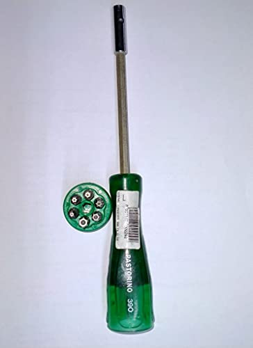 CACCIAVITE UTENSILE CON 6 INSERTI TORX FORATI