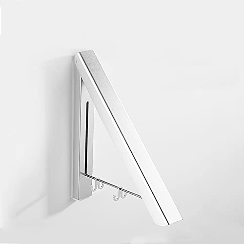 Chrasy Klappbar Wand Kleiderständer Kleiderhaken Klappbarer Wandmontage Klappbar Aluminium Kleiderbügel Klappbar Wand Kleiderlüfter für Ecken, Balkon, Badezimmer, Schlafzimmer