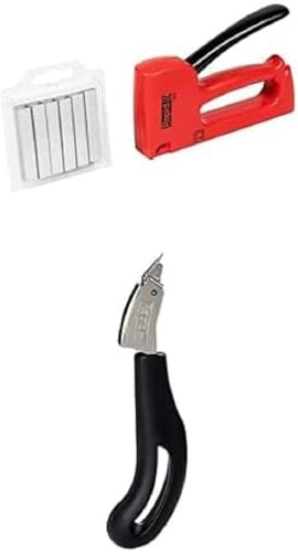 Rapid Agrafeuse Manuelle R53, Pour le bricolage et le loisir, Corps en plastique, 20443852 Inclus: agrafes 53 + Ôte agrafes R3