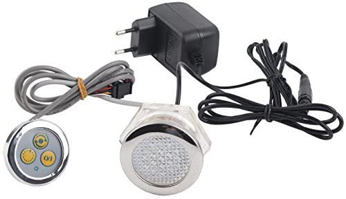 Natudeco Bunte Unterwasserbeleuchtung Schwimmbad Licht Brunnen Licht 12V Wasserdichte LED Lampe Mit Controller Für Whirlpool Teich Pool Brunnen Wasserfall