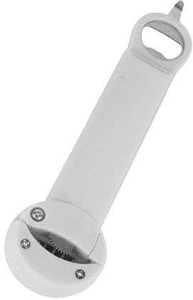 3-in-1 Retractable Bottle Opener Adjustable Jar Opener Cap Lifter Tab Opener Stainless Steel Kitchen Gadget Easy Open for Seniors Gifts Beige