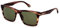 Police Herren Spln35 Sonnenbrille, Glänzend gestreift, Braun, 53