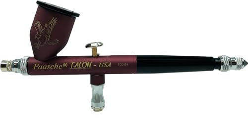 Paasche Airbrush Cerakote Coated Airbrush, Cranberry Frost