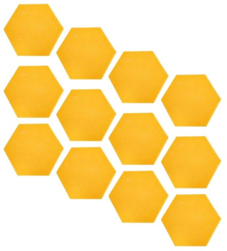 Toyvian 12stücke Akustikplatten Schalldicht Für Wand Hexagon Panels Sound Isolierung Boards Ohne Leicht Zu Installieren Für Studio Heimkino Büro