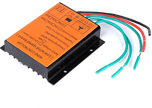 HYZHANHONG Controlador de turbina eólica 12V-220V, Regulador de turbina eólica a Prueba de Agua de Baja Velocidad de Viento 9000W,220v